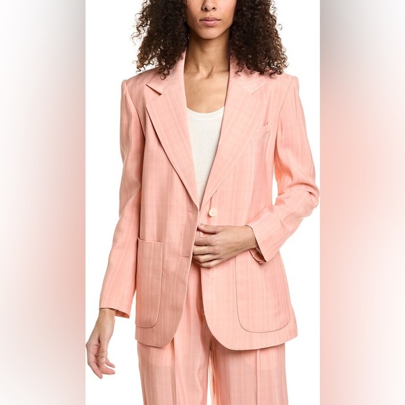 SANDRO ~ Nathalie jacquard Oversized blazer - Picture 9 of 17